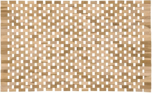 Azuray, Πατάκι μπάνιου, φυσικό, H40x60x1 cm