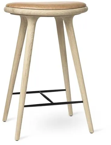 Mater High Stool Σκαμπό Μπαρ Επεξεργασμένη Δρυς 69cm
