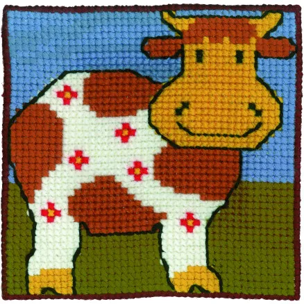 Permin Σετ Κεντήματος Παιδικό Stramaj Αγελάδα 25x25cm