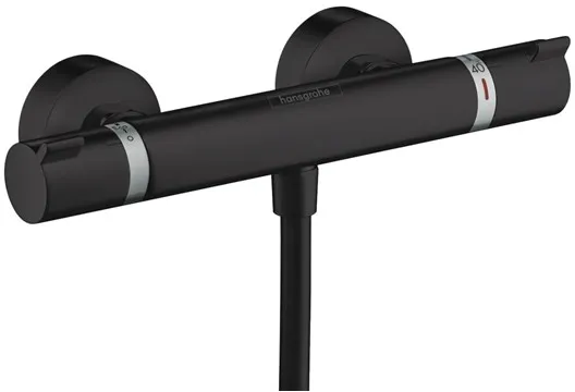 Hansgrohe Ecostat Comfort Μπαταρία ντους, ματ μαύρο