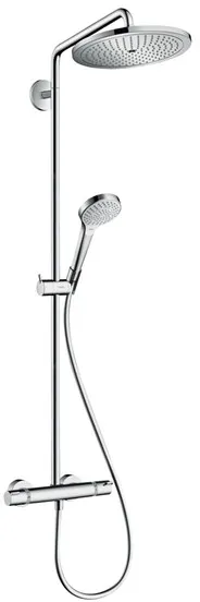 Hansgrohe Croma 160 σύστημα ντους, 1 τύπος ψεκασμού, χρωμέ