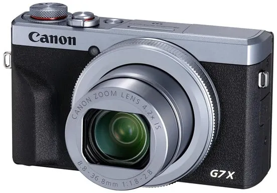 Canon PowerShot G7 X Mark III - Ασημί - Σετ Μπαταρίας