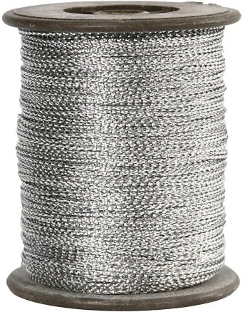 Νήμα, ασημί, πάχος 0,5 mm, 100 m/ 1 ρολ.
