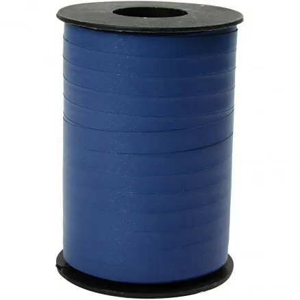 Κορδέλα δώρου, μπλε, Π: 10 mm, ματ, 250 m/ 1 ρολ.