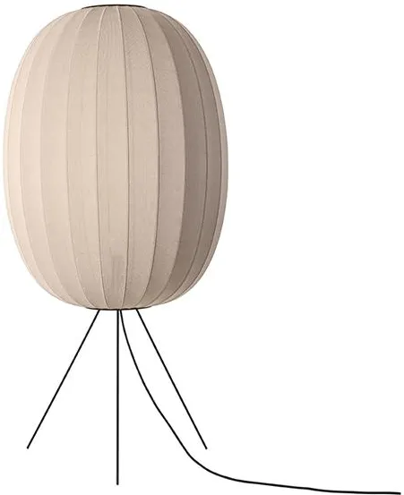 Made By Hand Knit-Wit High/Oval Επιδαπέδιο Φωτιστικό Ø65 Sand Stone