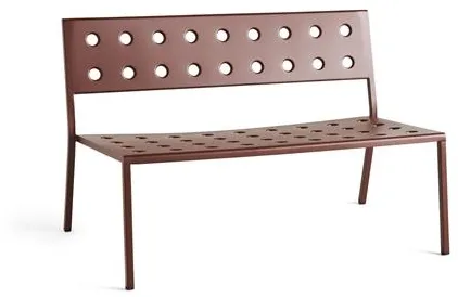 HAY Balcony Lounge Πάγκος Iron Red