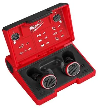 Milwaukee ωτοασπίδες m/bluetooth L4 RLEPB-301 - Επαναφορτιζόμενες