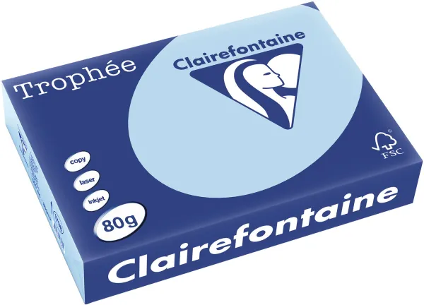 Q-connect Trophee χαρτί αντιγραφής A4 80g παστέλ μπλε 500 φύλλα