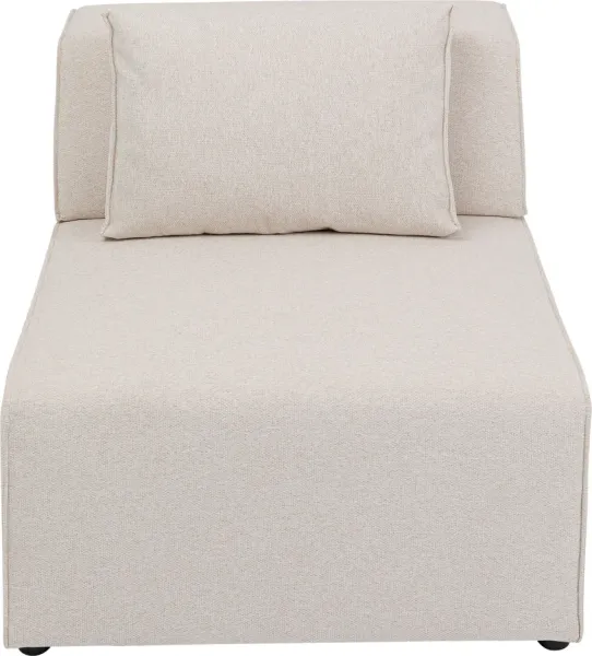 KARE DESIGN Infinity 2-θέσιο Elements Cream-modul, 80 cm - κρεμ πολυεστέρας και πολυπροπυλένιο