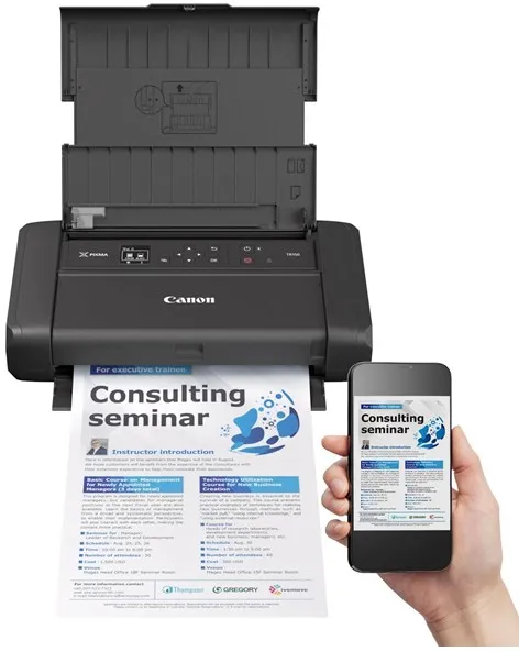 Canon PIXMA TR150 με μπαταρία Εκτυπωτής φωτογραφιών - Έγχρωμος - Μελάνι