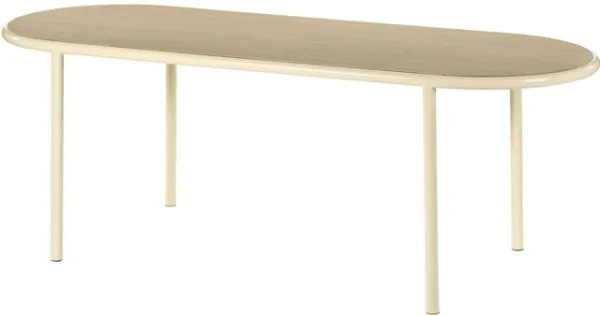 Valerie Objects Wooden Τραπέζι φαγητού Οβάλ Ivory/Δρυς