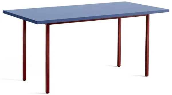 HAY Two-Colour Τραπέζι φαγητού L160 Maroon Red/Blue