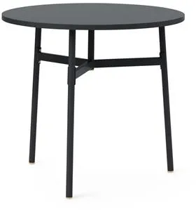 Normann Copenhagen Union Τραπέζι Μαύρο Ø80 X Υ74,5 cm