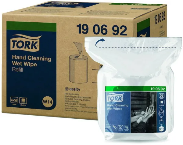 Tork Premium Υγρά Μαντηλάκια Επαναπλήρωσης για Χέρια pk/58 φύλλα